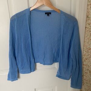 Talbots Blue Knit Cardigan